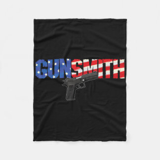 Manta Polar American Gunsmith Patriot Usa Flag Retro Style Gun