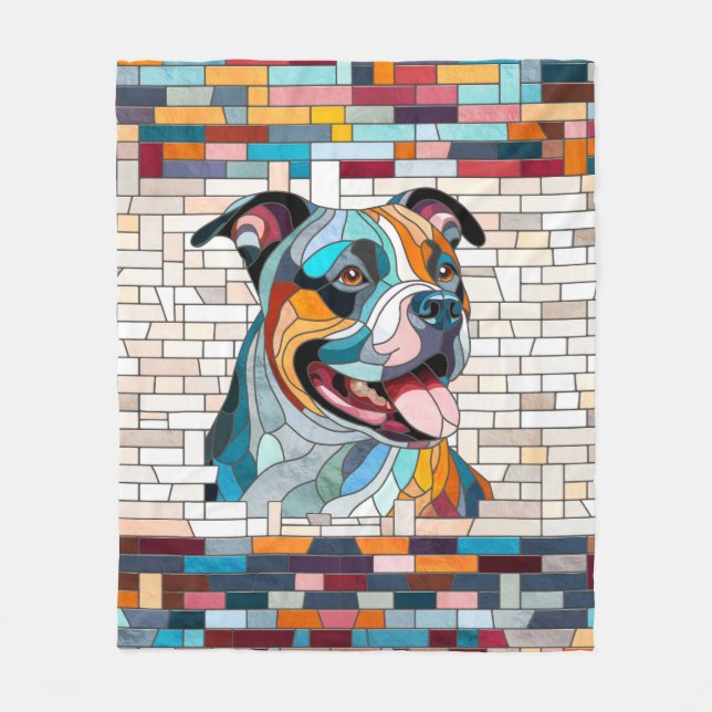 Manta Polar American Staffordshire Terrier - Amstaff (Anverso)