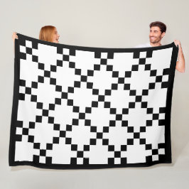 Manta Polar Americana Buffalo Check Quilt Fiesta Fleece Blanke