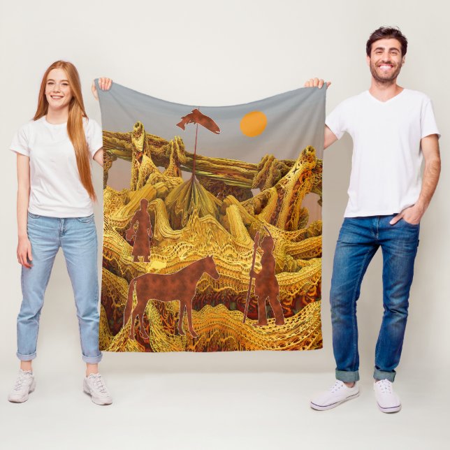 Manta Polar Americanos nativos de Oro (In situ)