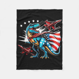 Manta Polar Amerisaurus T-rex Patriotic Boys Chica 4 De Julio
