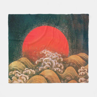 Manta Polar AMETERASU, SUN GODDESS Red Brown Black