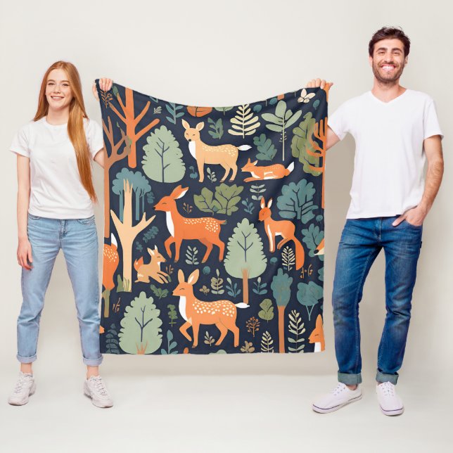 Manta Polar Amigos acogedores de Woodland (In situ)