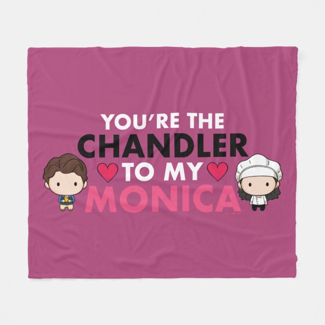 Manta Polar AMIGOS™ | Eres el Chandler de mi Monica (Frente (Horizontal))