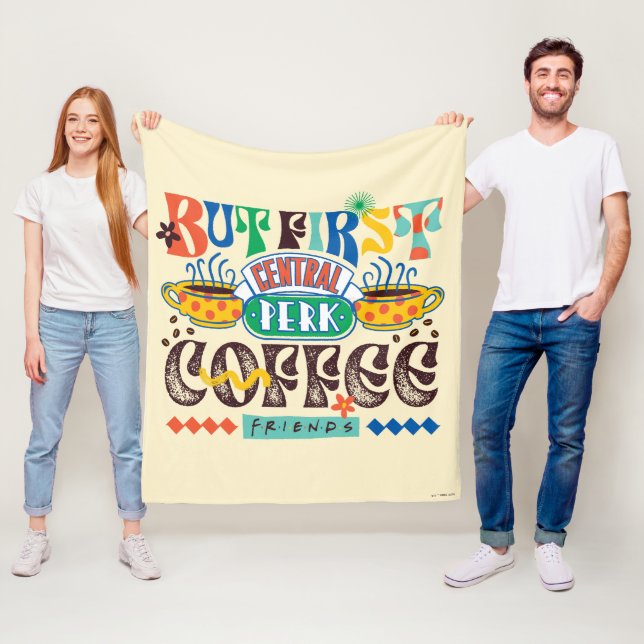 Manta Polar AMIGOS™ | Pero el primer café vibrante gráfico (In situ)