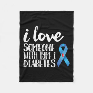 Manta Polar Amo A Alguien Con Conciencia Sobre La Diabetes Tip