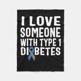 Manta Polar Amo A Alguien Con Conciencia Sobre La Diabetes Tip