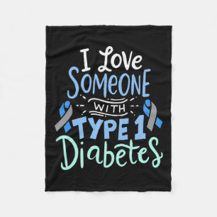 Manta Polar Amo A Alguien Con Diabetes Tipo 1 2