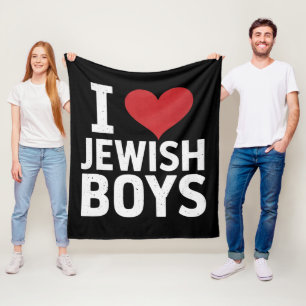 Manta Polar Amo a los chicos judíos Me encantan los chicos jud