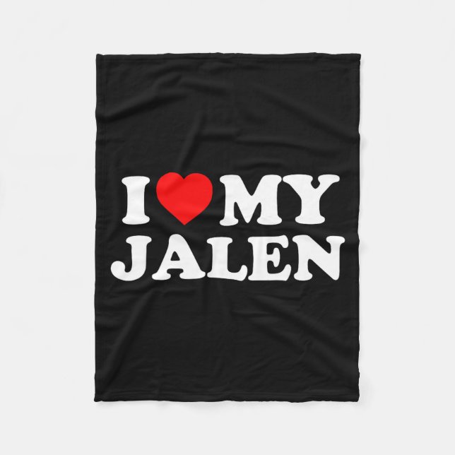 Manta Polar Amo a mi Jalen (Anverso)