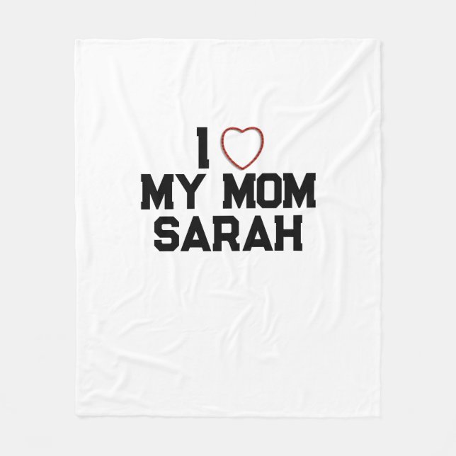 Manta Polar Amo A Mi Mamá (Anverso)