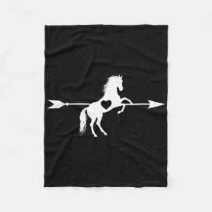 Manta Polar Amo Caballo Flecha Cupido Caballo Caballo Caballos