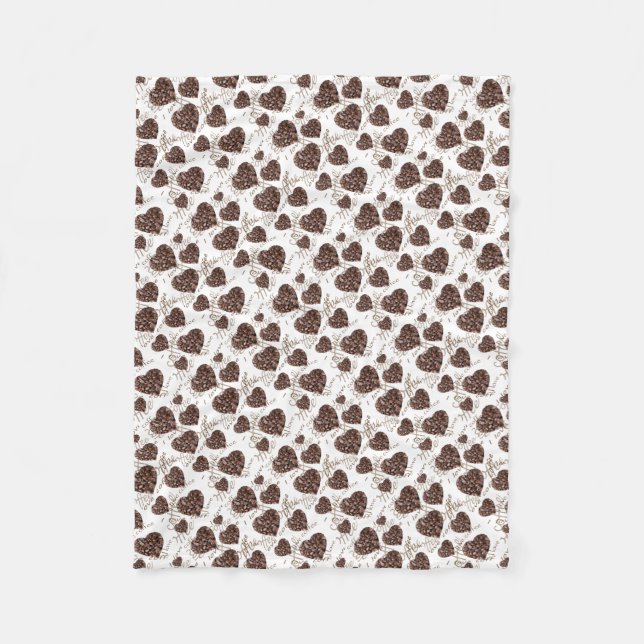 Manta Polar ¡Amo el café!! (Anverso)