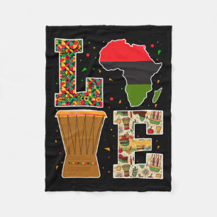 Manta Polar Amo Kwanzaa Kinara Celebración del Patrimonio Afri