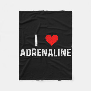 Manta Polar Amo la adrenalina corazón surfear paracaidismo esq