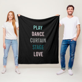 Manta Polar Amo La Sala Personalizada De Actores De Baile Artí