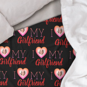 Manta Polar Amo Mi Novia Foto Fleece Black Fleece Blanket