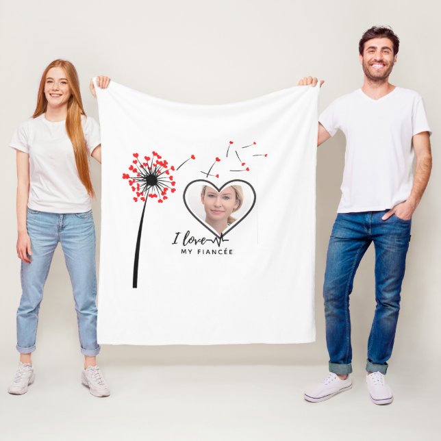 Manta Polar Amo Mi prometida - Mejor Amigo Personalizado (In situ)