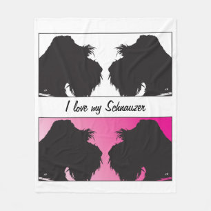 Manta Polar Amo mis Schnauzers