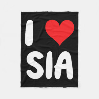 Manta Polar Amo Sia - Corazón