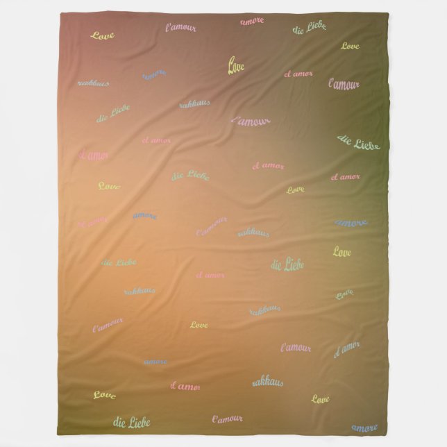 Manta Polar Amor (Anverso)