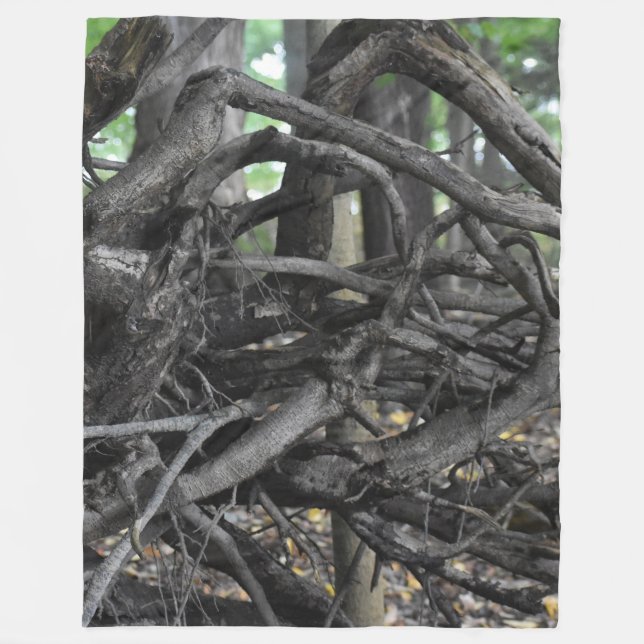 Manta Polar Amor a un árbol caído (Anverso)