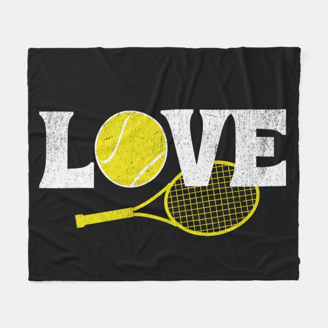 Manta Polar Amor al tenis (Frente (Horizontal))