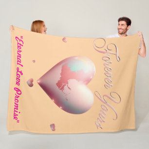 Manta Polar "Amor de alma gemela para siempre"