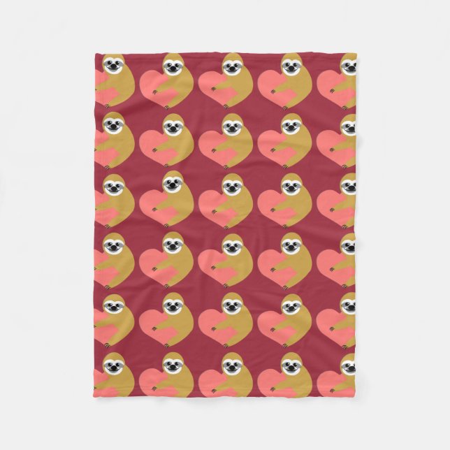 Manta Polar Amor de la pereza (Anverso)