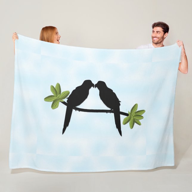 Manta Polar Amor de loro (In situ)
