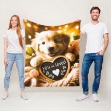 Amor extendido: Golden Retriever con "You Are Love