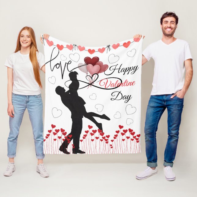 Manta Polar Amor – Feliz día de San Valentín (In situ)