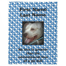 Amor incondicional de un pitbull (personalizado)