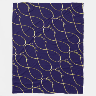 Manta Polar Amor infinito Lemniscate oro + tu trasero.