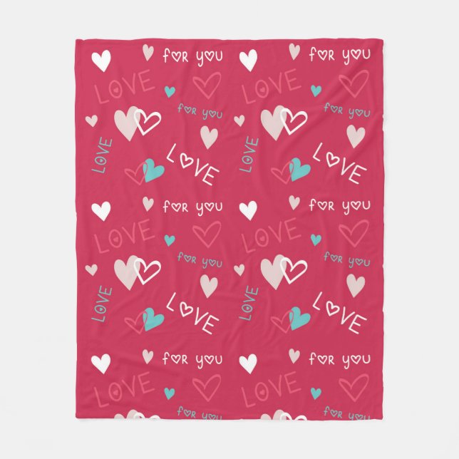 Manta Polar Amor Por Ti (Anverso)