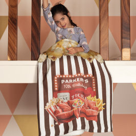 Manta Polar Amortiguar en estilo: cumpleaños de cine nocturno