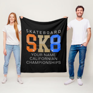 Manta Polar Añadir cambio de nombre Texto del Campeonato de Sk
