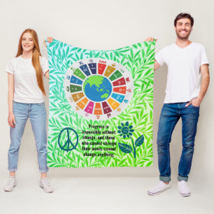 Manta Polar Añadir citas personalizadas Texto de citas Regalos
