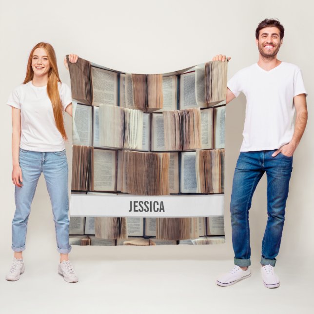 Manta Polar Añadir el patrón de libros abiertos de nombre (In situ)