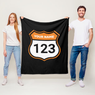 Manta Polar Añadir nombre al Naranja de identificación de Ca