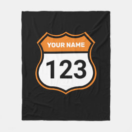 Manta Polar Añadir nombre al Naranja de identificación de Carr