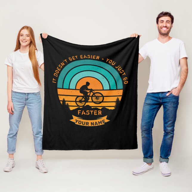 Manta Polar Añadir nombre cambiar todo el texto bicicleta de m (In situ)