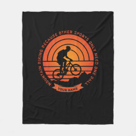 Manta Polar Añadir nombre cambiar todo el texto Montaña Bicicl