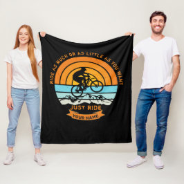Manta Polar Añadir nombre cambiar todo el texto Montaña bicicl