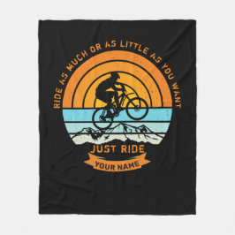 Manta Polar Añadir nombre cambiar todo el texto Montaña bicicl