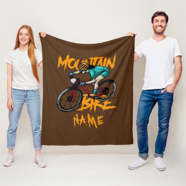 Manta Polar Añadir nombre Cojín decorativo de ciclismo de mont (In situ)