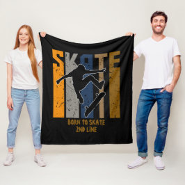 Manta Polar Añadir nombre o texto - SKATE Skateboarder