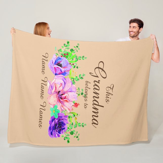 Manta Polar Añadir o editar nombres - Esta abuela pertenece a  (In situ)