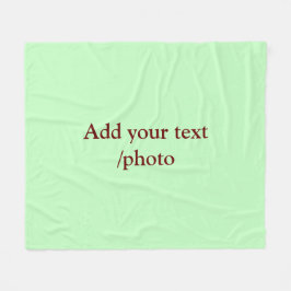 MANTA POLAR AÑADIR SUS NAVIDADES DE TEXTO FOTOGRÁFICO