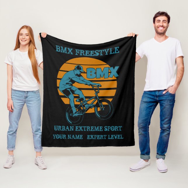 Manta Polar Añadir un nombre cambiar todo el texto BMX Freesty (In situ)